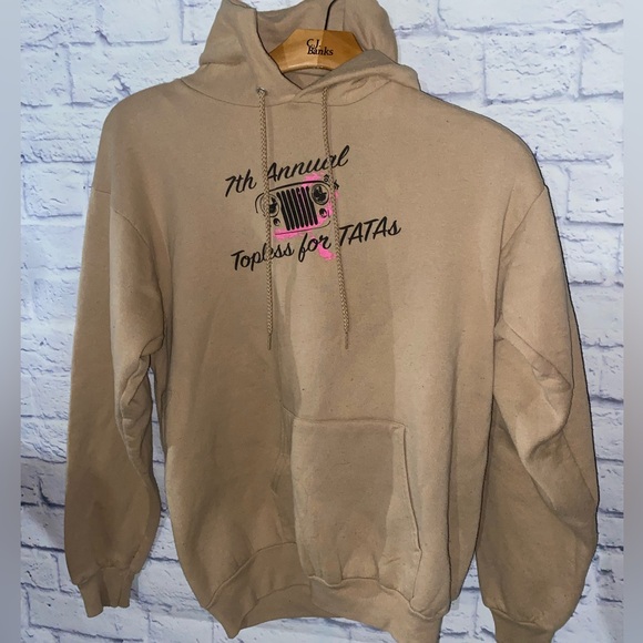Jeep - Topless for TaTas Brest Cancer Awareness Hoodie - Picture 1 of 2